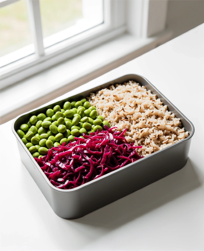 Ausgewogene Mahlzeit im Alltag